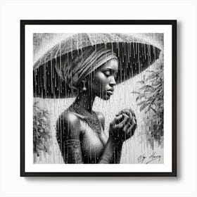 Rainy day Art Print