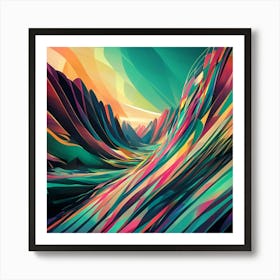 Abstract Painting 102 Art Print