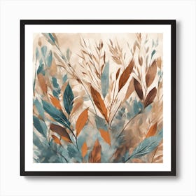 Abstract Watercolor Painting Poster