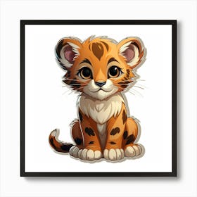 Tiger Cub 23 Art Print