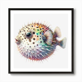 Puffer Fish Art Print