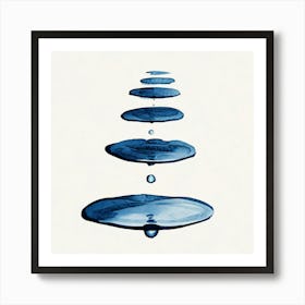 Water Drop Stock Videos & Royalty-Free Footage Art Print