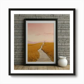 Path To The Sunset Art Print