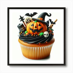 Halloween Cupcake 1 Art Print