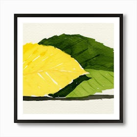 Lemon Leaf Art Print