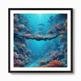 Coral Reef Art Print