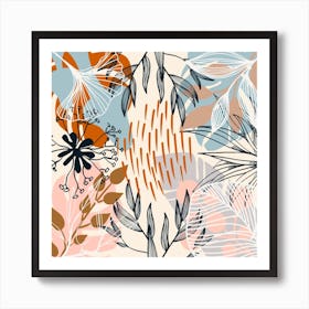 Floral Pattern 5 Art Print