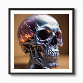 Skull Of A Man Art Print