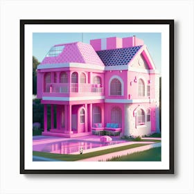 Barbie Dream House (805) Art Print