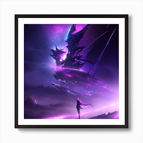 Purple Sky Art Print