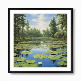 Lily Pond Art Print