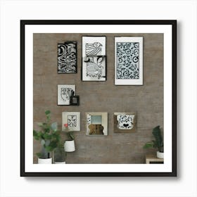 Black And White Wall Art Art Print