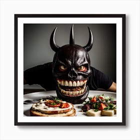 Devil Mask 1 Art Print