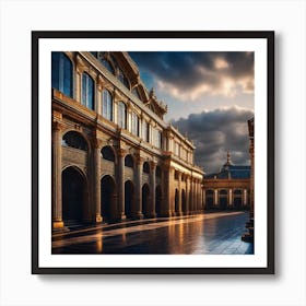 Palace Of Versailles Art Print