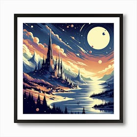 A Fantastical Land 20 Art Print