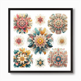 Floral patterns 4 Art Print