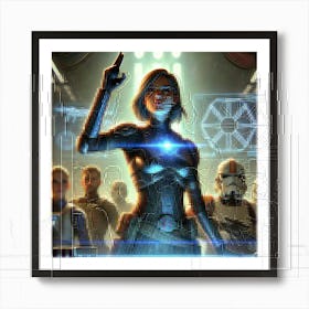 Zoya Nightshade Inspiring Leadership Art Print