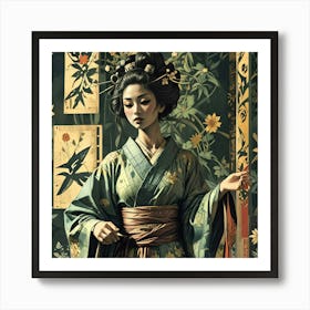 Japan Geisha Visual 30 Art Print