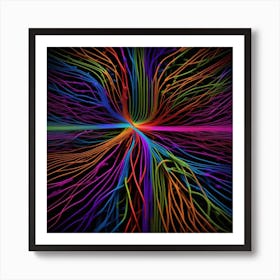 Abstract Fractal 16 Art Print