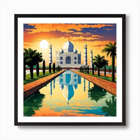 Taj Mahal Art Print