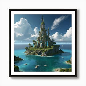 Fairytale Castle 1 Art Print