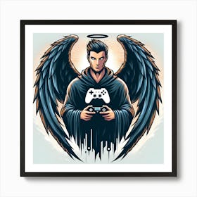 Angel Of Video Games Art Print