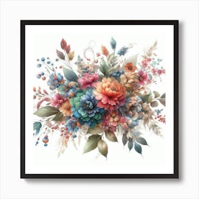 Floral Bouquet Art Print