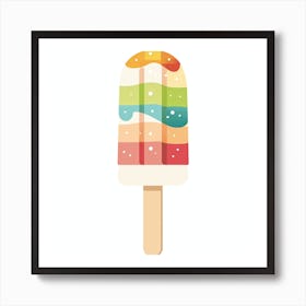 Rainbow Ice Cream Art Print