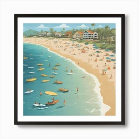 Kailua Beach Art Print