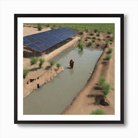 Solar Power In Pakistan Art Print