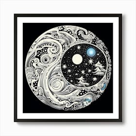 Yin Yang 39 Art Print