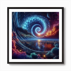 Spiral Galaxy Art Print