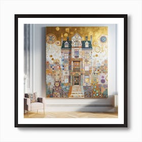 House By Gustav Klimt 1 Art Print