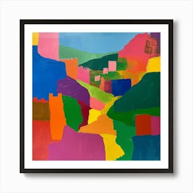 Abstract Travel Collection Bogota Colombia 1 Art Print