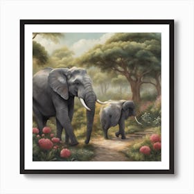 FUN ELEPHANT Art Print