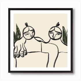 Support Square Art Print