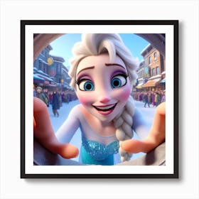 Frozen Elsa 2 Art Print