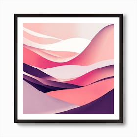 Abstract Abstract, minimalistic vector art 2 Art Print