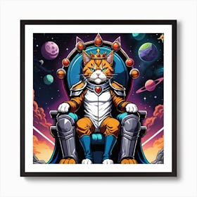 The almighty CAT Art Print
