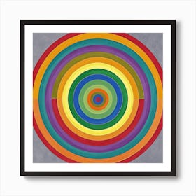 Rainbow Circle Art Print