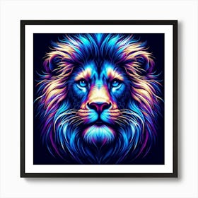 Lion Head Art Print