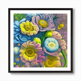 Anemone Flowers 8 Art Print