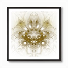 Fractal Fantasy Background Pattern 1 Art Print