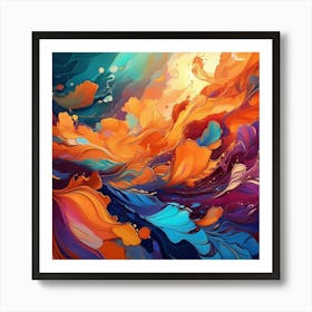 Abstract Painting 25 Art Print