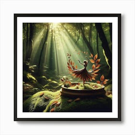 Fairy In The Forest 9 Art Print