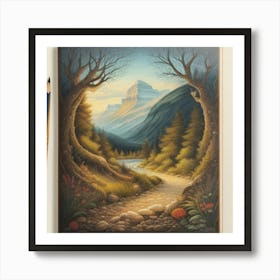 Mountain Road Art Print