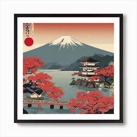 Japanese Landscape Art Print