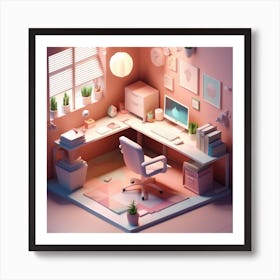 Home Office Art Print