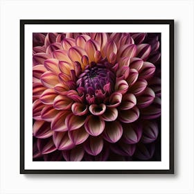 Dahlia Flower Art Print