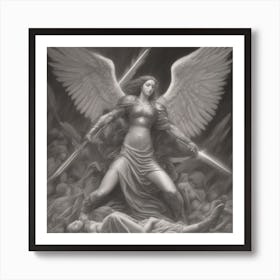 Angel Of Daughter of Yah Art Print